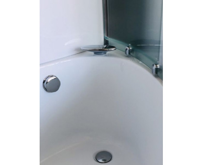 Душевая кабина Royal Bath RB 150ALP-C-CH 150х100 см, с матовыми стеклами, правосторонняя