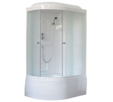 Душевая кабина Royal Bath RB 8120BK1-M 120х80 см, с матовыми стеклами, правосторонняя