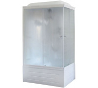 Душевая кабина Royal Bath RB 8100BP1-M 100х80 см, с матовыми стеклами, левосторонняя