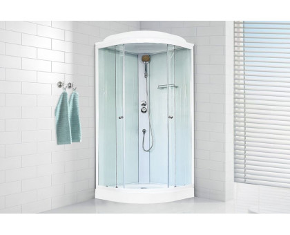 Душевая кабина Royal Bath RB 90HK5-WT 90х90 см, с прозрачными стеклами