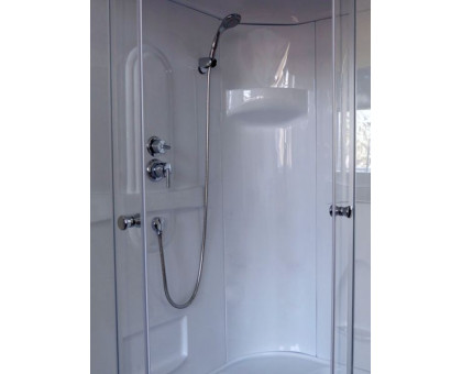 Душевая кабина Royal Bath RB 8120BP1-T 120х80 см, с прозрачными стеклами, левосторонняя