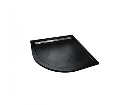 Душевой поддон WeltWasser WW TRR  90 STONE-BL 90х90 см черный с сифоном