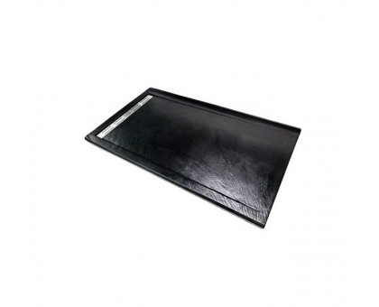 Душевой поддон WeltWasser WW TRS 12080 STONE-BL 120х80 см черный с сифоном