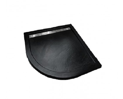 Душевой поддон WeltWasser WW TRR 12080 STONE-BL L 120х80 см черный с сифоном
