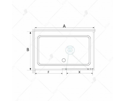 Душевой уголок RGW SV-42 (SV-12 + Z-05) 140x100, прозрачное стекло