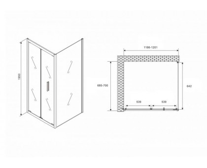 Душевой уголок ABBER Sonnenstrand AG07120-S70