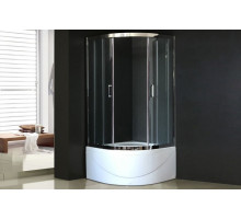 Душевой уголок Royal Bath RB 90BK-T-CH 90х90 см, с прозрачными стеклами