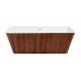 Акриловая ванна Lagard VELA Brown Wood 168х80 см